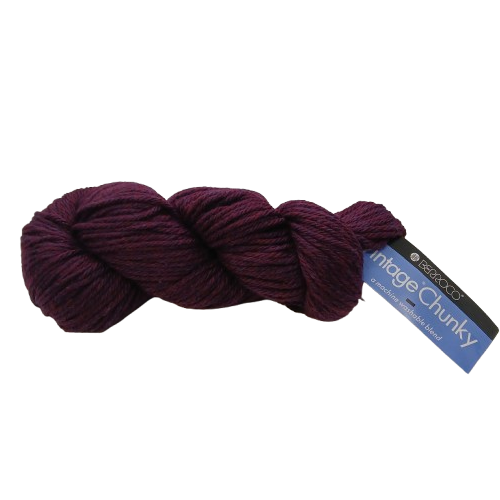 [VIN CH6180] Berroco Vintage Chunky Dried Plum 6180