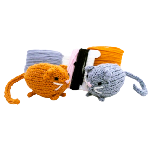 [MOCHI CAT] Mochimochi Land Tiny Cat Kit (Knit)