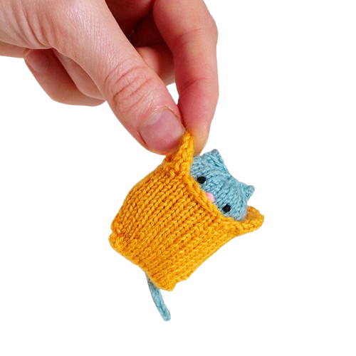 [MOCHI CATBAG] Mochimochi Land Cat in a Bag Kit (Knit)