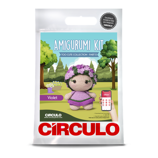 [VIOLET] Circulo Amigurumi Kit Too Cute Violet