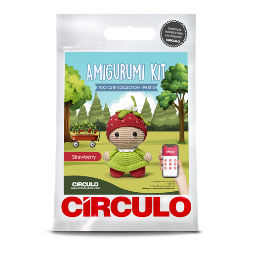 [STRAWBERRY] Circulo Amigurumi Kit Too Cute Strawberry