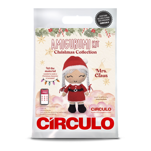 [MRS CLAUS] Circulo Amigurumi Kit Christmas Collection Mrs. Claus