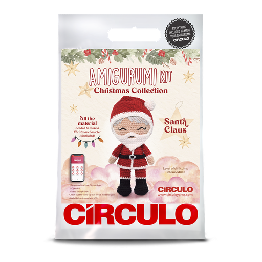 [SANTA CLAUS] Circulo Amigurumi Kit Christmas Collection Santa Claus
