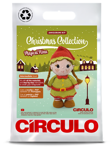 [MAGICAL NINA] Circulo Amigurumi Kit Christmas Collection Magical Nina