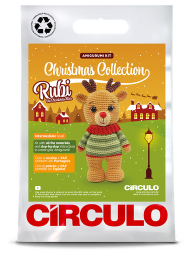 [RUBI] Circulo Amigurumi Kit Christmas Collection Rubi the Christmas Star