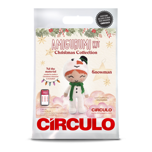 [SNOWMAN] Circulo Amigurumi Kit Christmas Collection Snowman