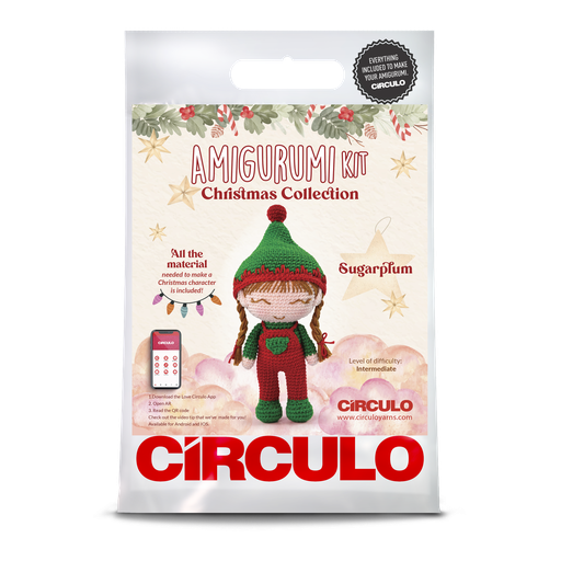 [SUGARPLUM] Circulo Amigurumi Kit Christmas Collection Sugarplum