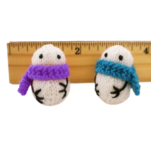 [MOCHI SNOWMAN] Mochimochi Land Tiny Snowman Kit (Knit)